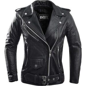 Leather Motorcycle Jacket Genuine Leather Jacket for Weather & Water Resistant